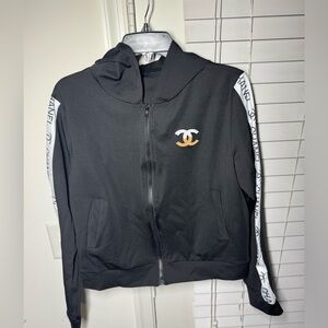 Black Sweatsuit, No Brand